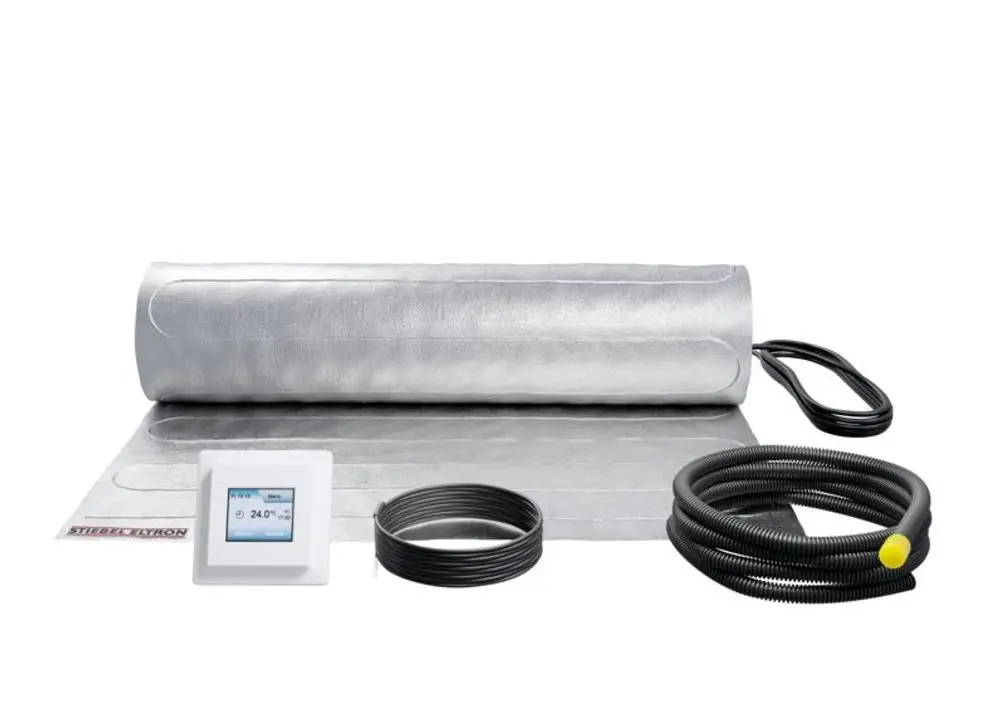 STIEBEL ELTRON Fußbodentemperierung FTD 140/10 Set Plus, 10 m2, 1400W/230V, 205745